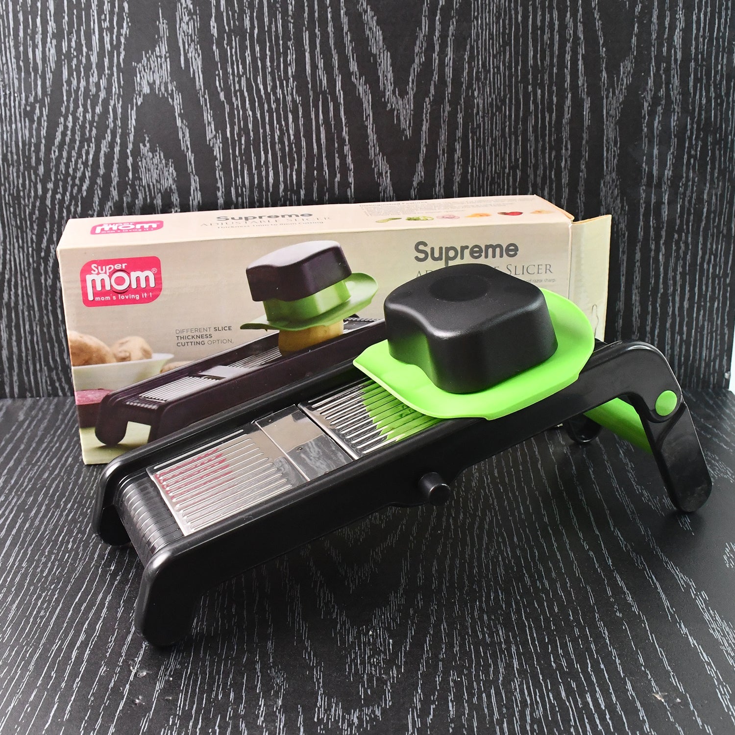 Supermom Supreme Adjustable Slicer with Stainless Steel Blades Supermom Supreme Adjustable Slicer with Stainless Steel Blades